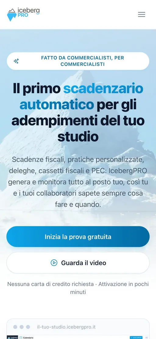 IcebergPRO su smartphone