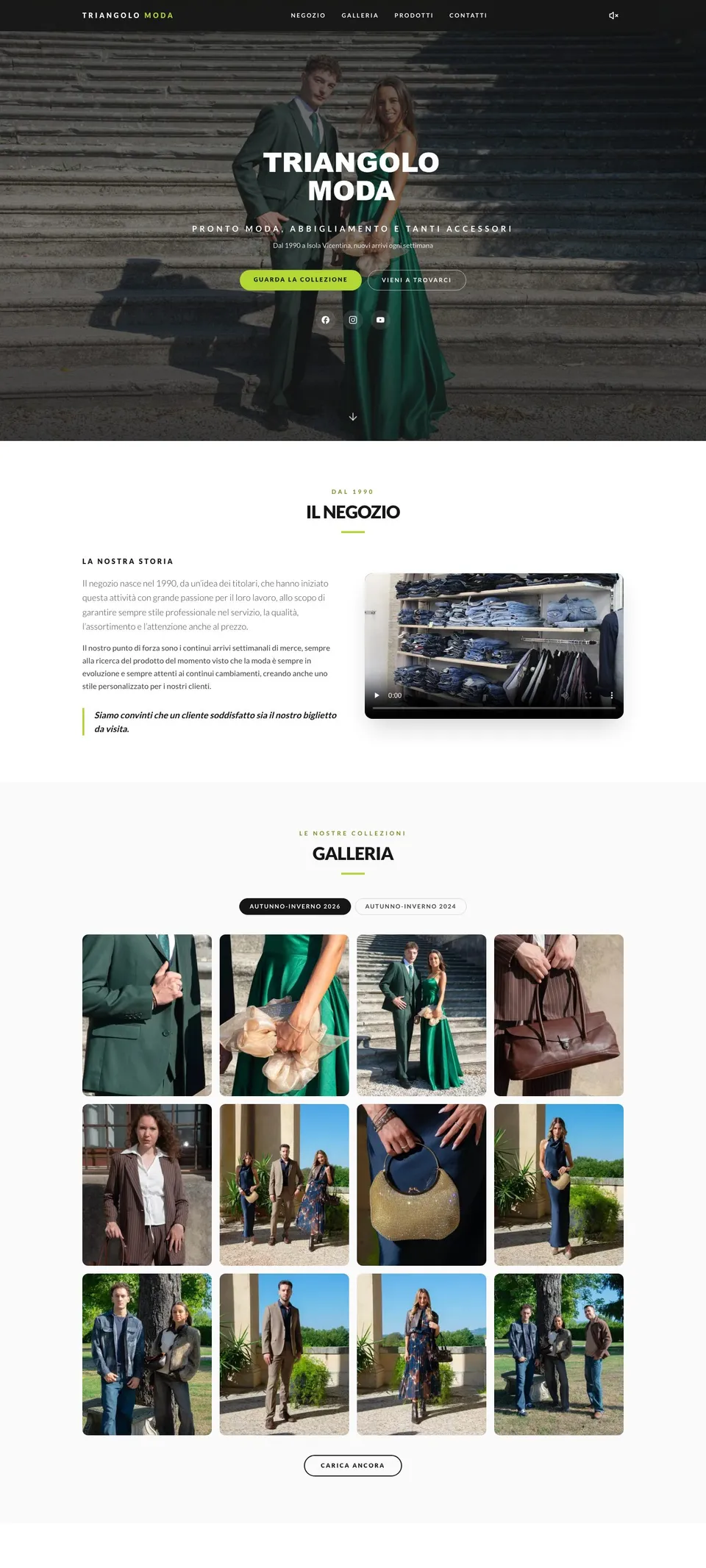 Anteprima del sito Triangolo Moda